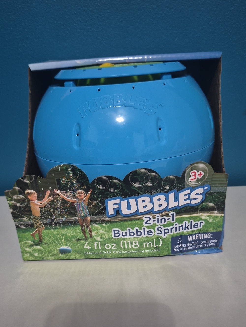 2-in-1 Blue Bubble Sprinkler